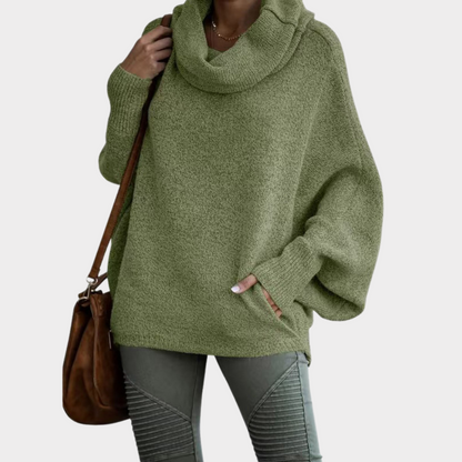 Dames Oversized Batwing Trui – Vleermuismouwen, Casual voor Herfst/Winter