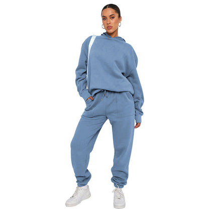 Dames Tweedelig Trainingspak – Hoodie en Joggingbroek Set, voor Sport, Thuis en Sportschool