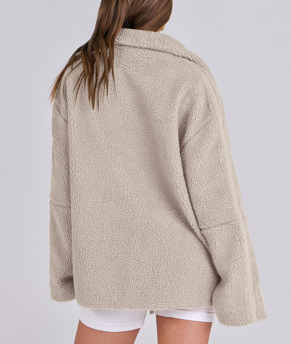 Dames Basic Fleece Jas – Warm Outdoor en Wandelen, Herfst/Winter