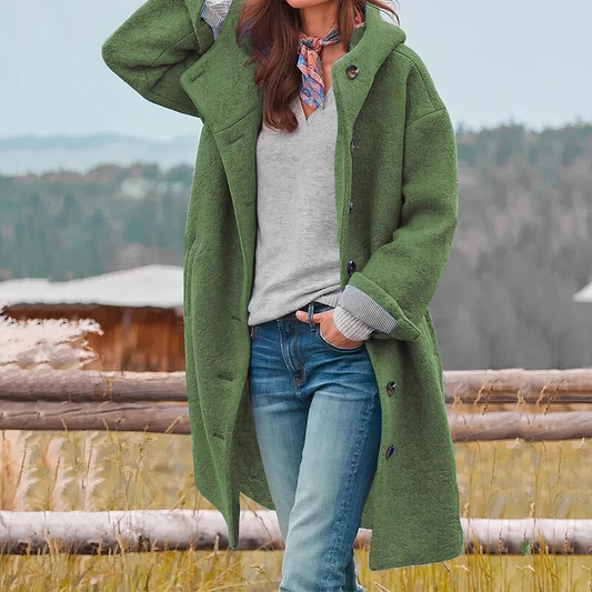 Dames Klassieke Winterjas – Herfst/Winter, voor Werk en Casual