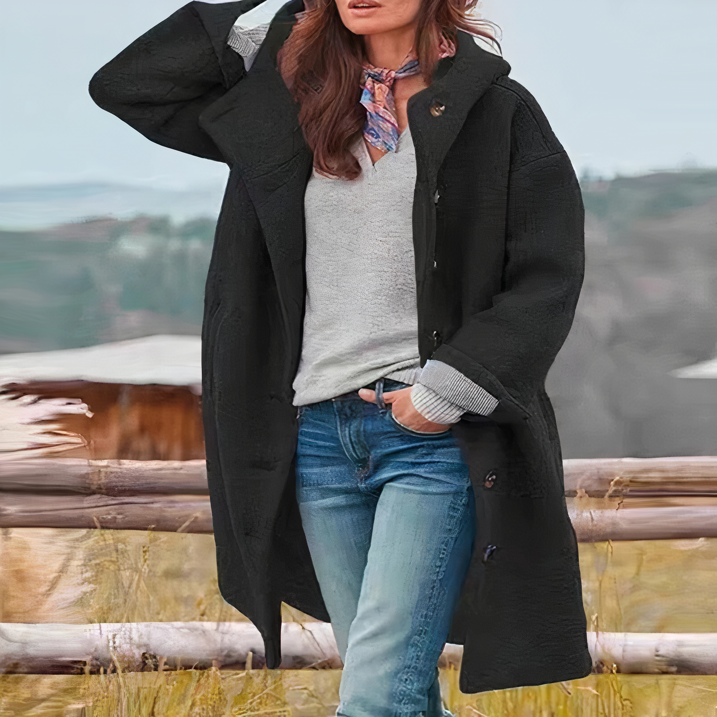 Dames Klassieke Winterjas – Herfst/Winter, voor Werk en Casual