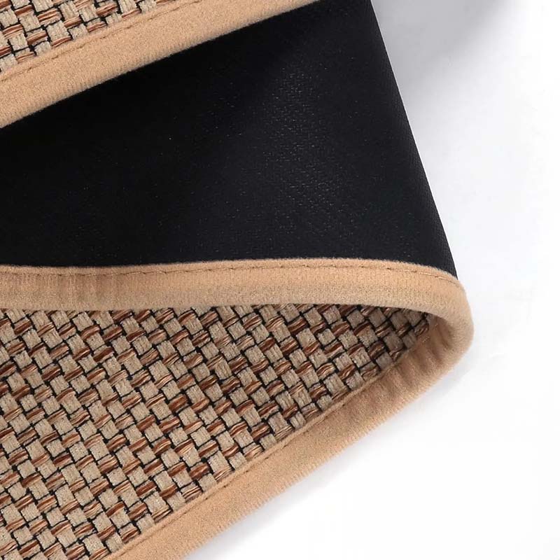 Vævet Køkkenmåtte – Grå, Skandinavisk Design med Antiskrid Gummibund til Moderne Køkkenindretning