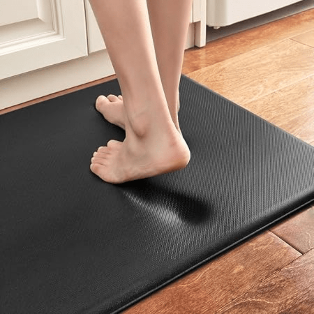 Ergonomic kitchen mat – Dark gray, water-repellent design for kitchen or entrance hall