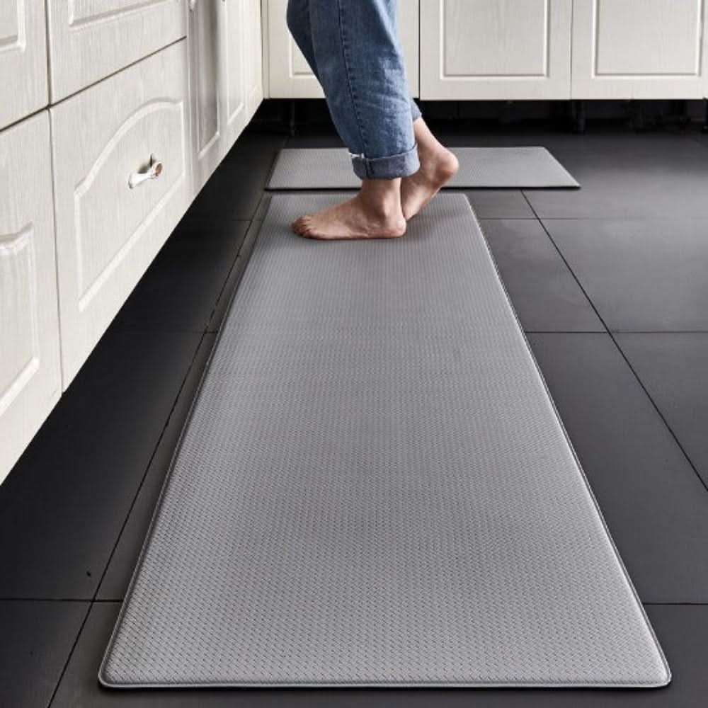 Ergonomic kitchen mat – Dark gray, water-repellent design for kitchen or entrance hall