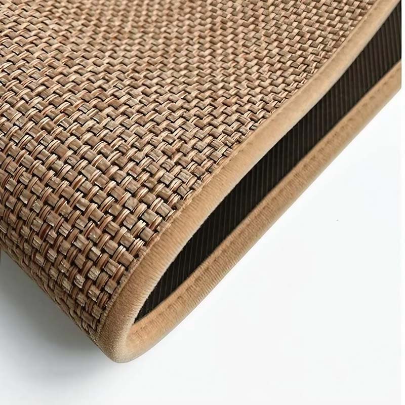 Vævet Køkkenmåtte – Grå, Skandinavisk Design med Antiskrid Gummibund til Moderne Køkkenindretning