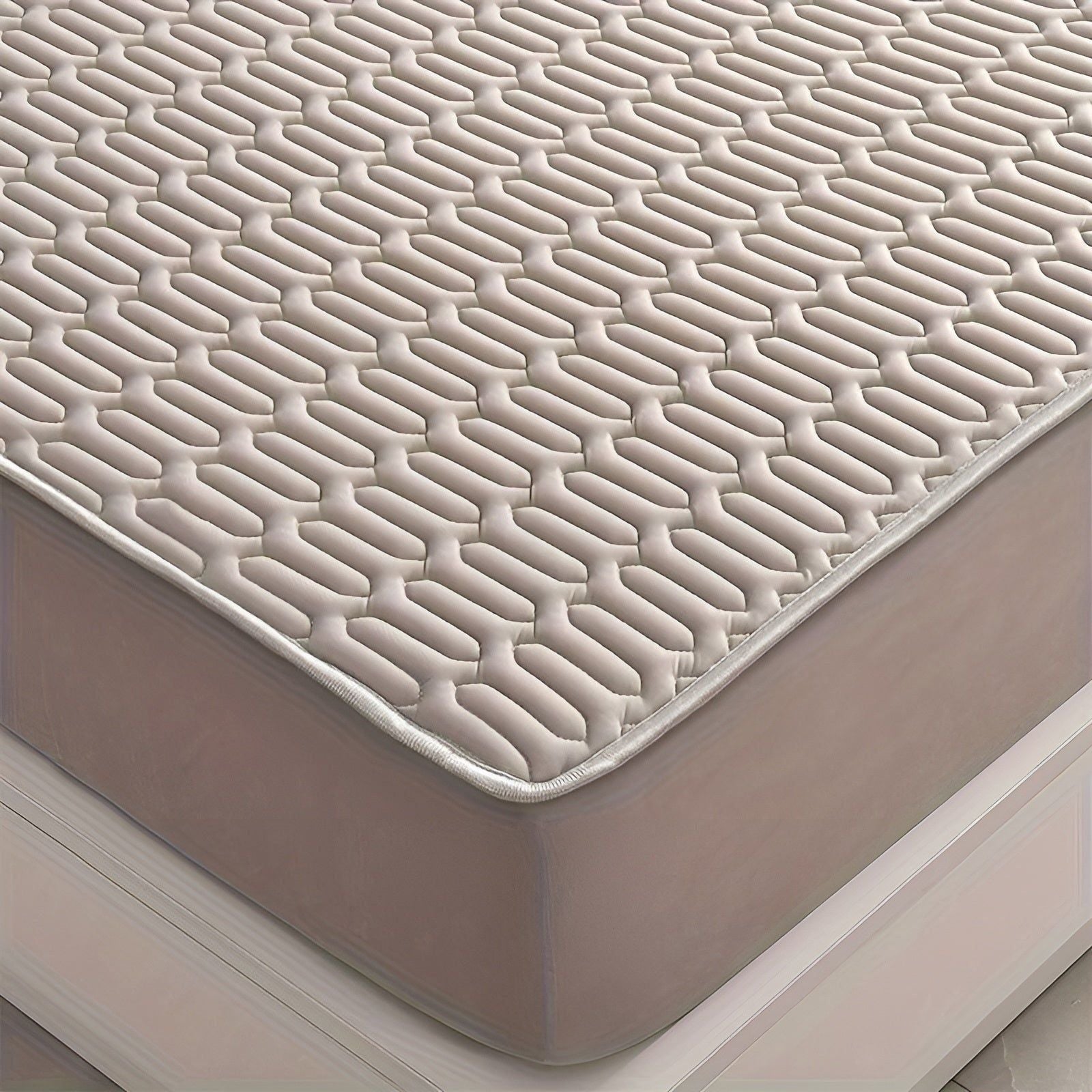 Kølende Latex Madras Sæt – Hvid, Åndbar Enhed for Forfriskende Søvn om Sommeren