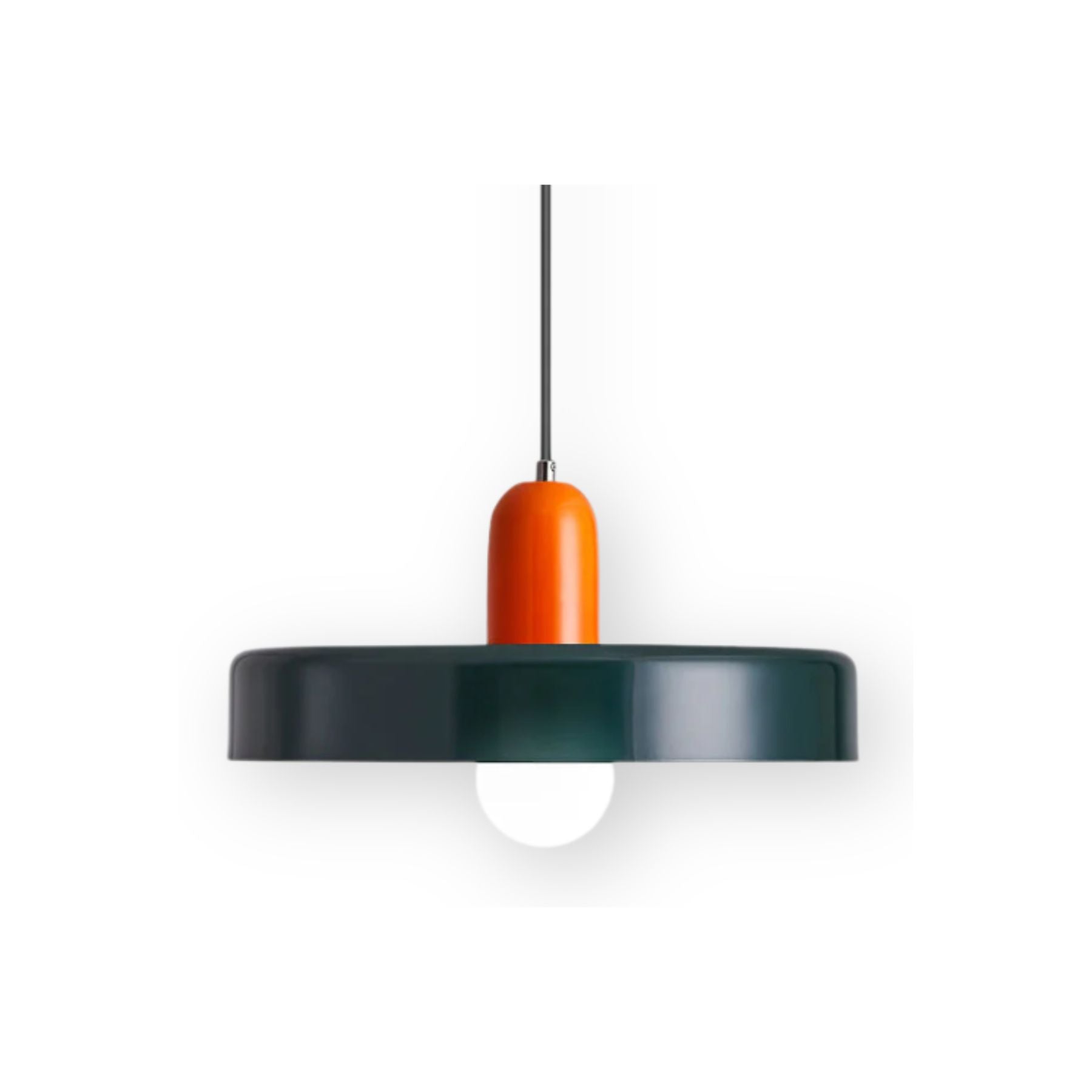 Pendellampe - Moderne designlampe i farverigt jern til spisebordet, køkkenet eller stuen.