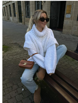 Dames Oversized Gebreide Trui – Warm, Casual voor Herfst en Winter