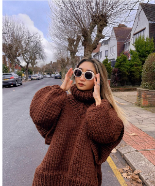 Dames Oversized Gebreide Trui – Warm, Casual voor Herfst en Winter