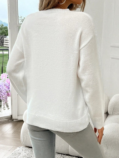 Dames Regular Fit Sweater – Ronde Hals, Zonder Capuchon, Casual Sweatshirt