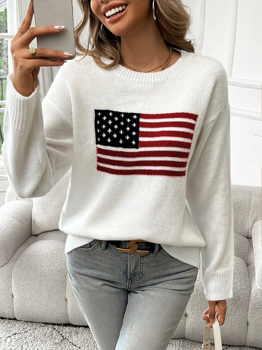 Dames Regular Fit Sweater – Ronde Hals, Zonder Capuchon, Casual Sweatshirt