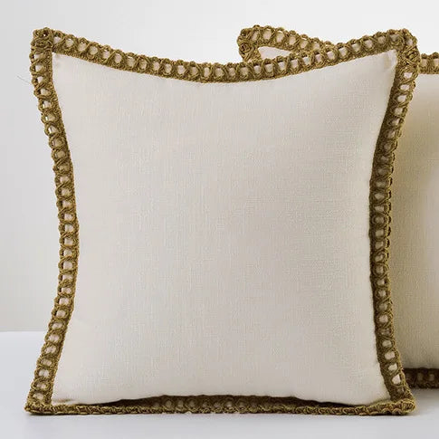 Farverige Pudeomslag – Polyester, Fransk Stil til Sofa eller Soveværelse Dekoration