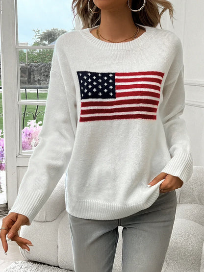 Dames Regular Fit Sweater – Ronde Hals, Zonder Capuchon, Casual Sweatshirt