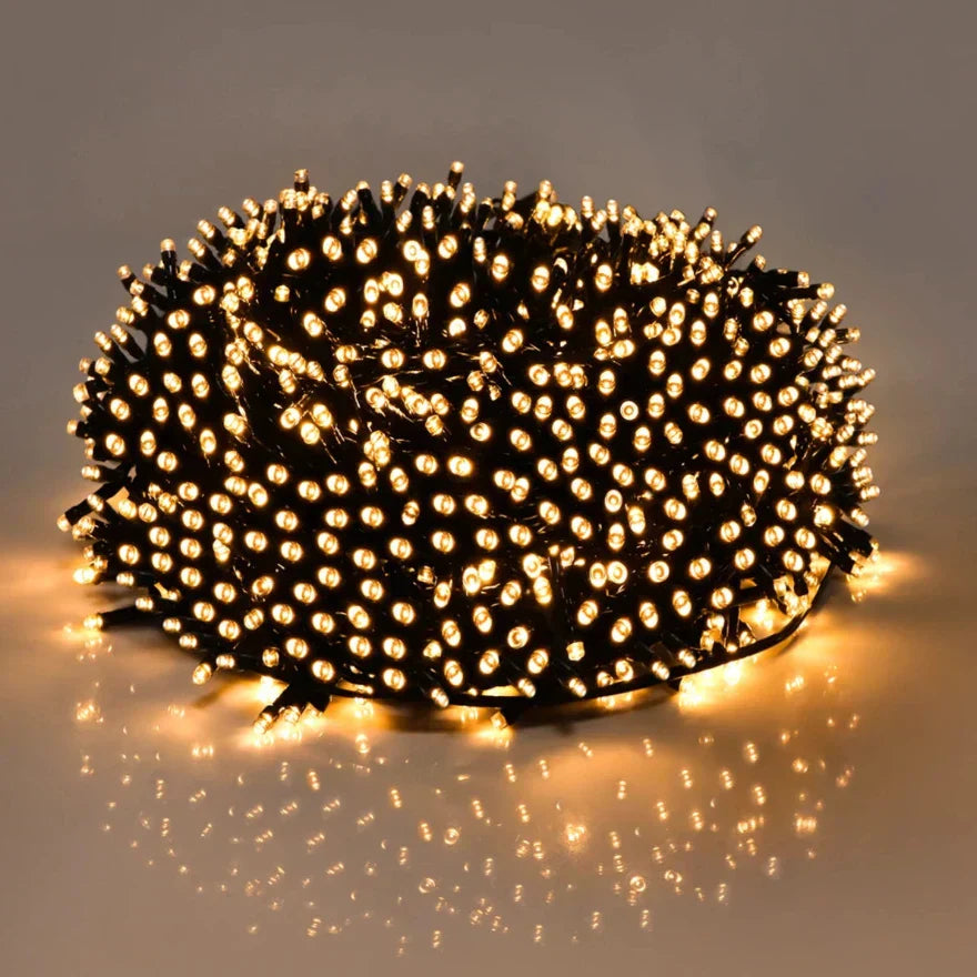 LED Lyskæder – Vandtæt, Varm Hvidt Lys til Have og Ude Belysning ved Fester og Dekoration