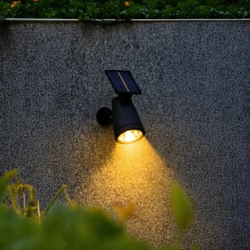 Solar-Powered Garden Spotlights – Multicolor, Adjustable Design for Garden, Patio, or Driveway