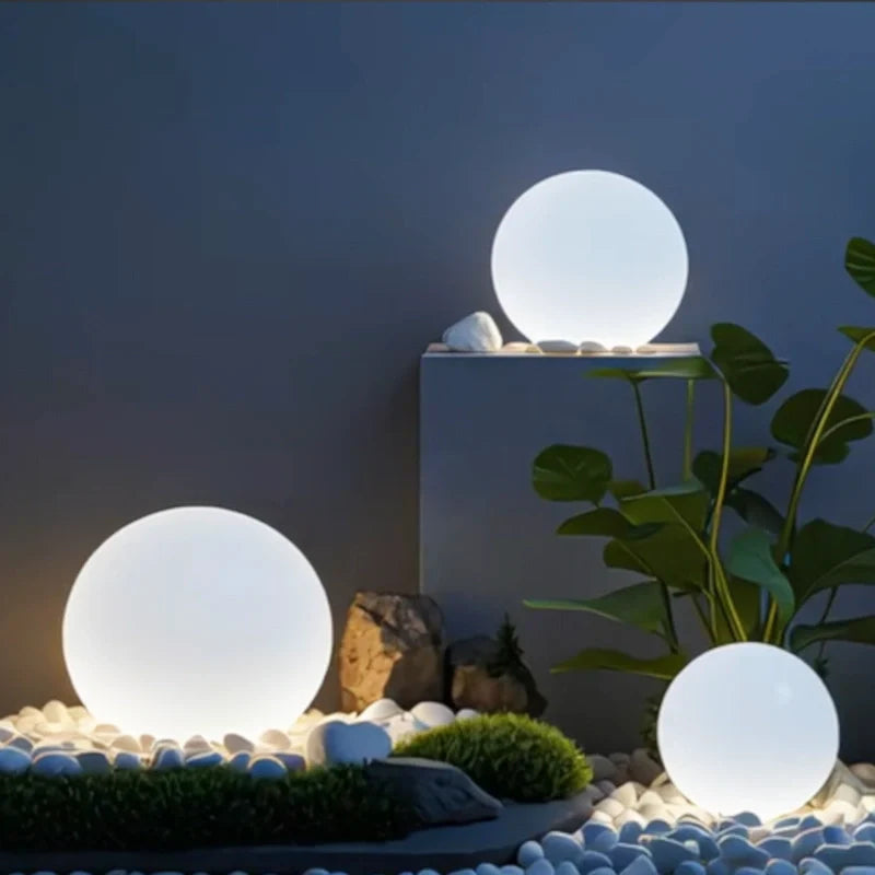 Spherical Garden Lamp – Weatherproof, 16 Colors with Remote Control for Outdoor and Indoor Decoration