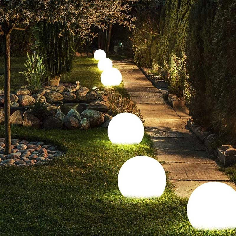Spherical Garden Lamp – Weatherproof, 16 Colors with Remote Control for Outdoor and Indoor Decoration