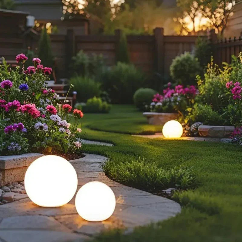 Spherical Garden Lamp – Weatherproof, 16 Colors with Remote Control for Outdoor and Indoor Decoration