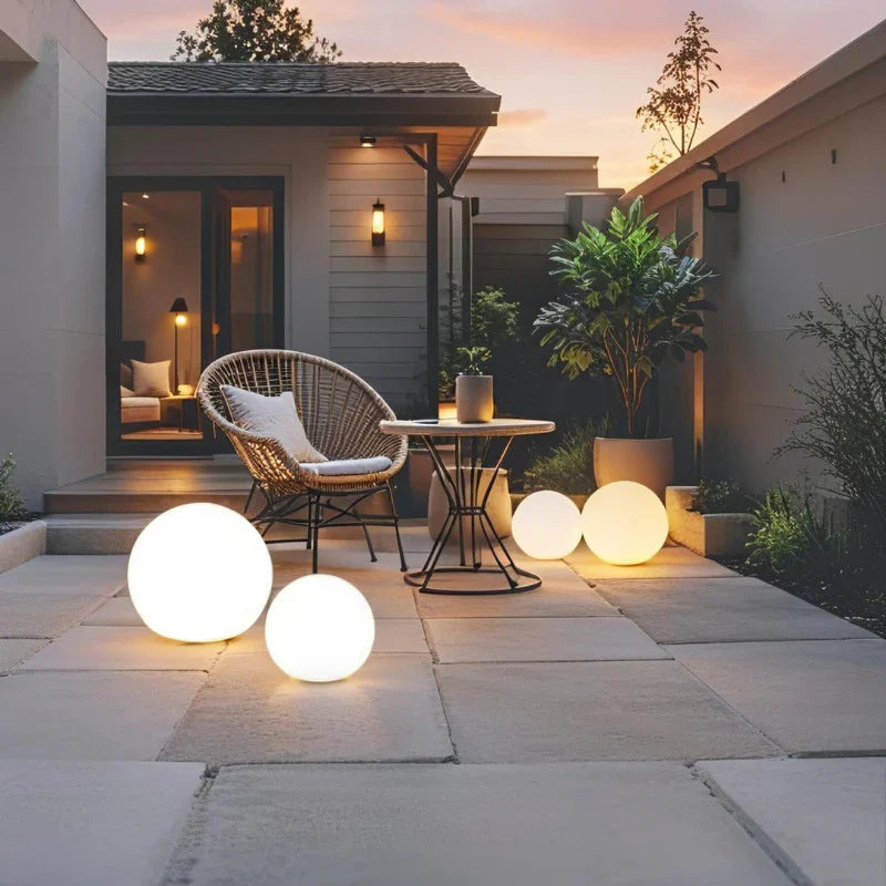 Spherical Garden Lamp – Weatherproof, 16 Colors with Remote Control for Outdoor and Indoor Decoration