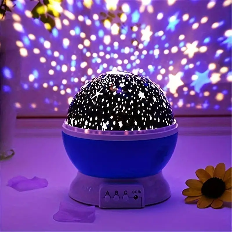 360° Galax-projector – blauw/roze, modern design voor de slaapkamer of kinderkamer