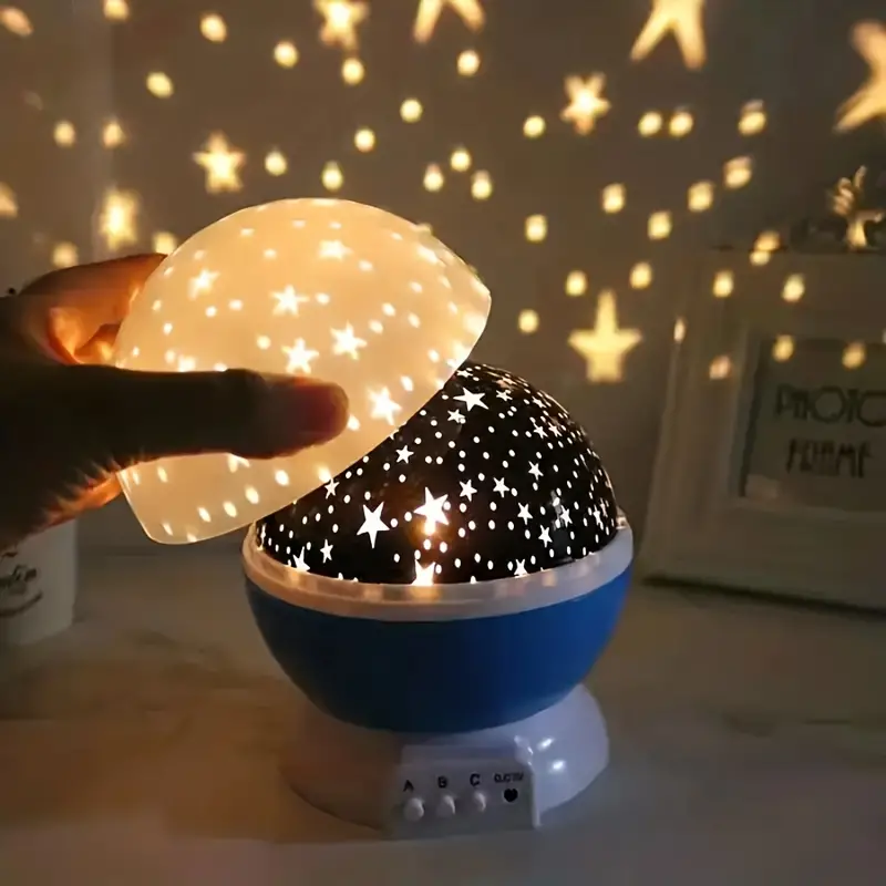 360° Galax-projector – blauw/roze, modern design voor de slaapkamer of kinderkamer