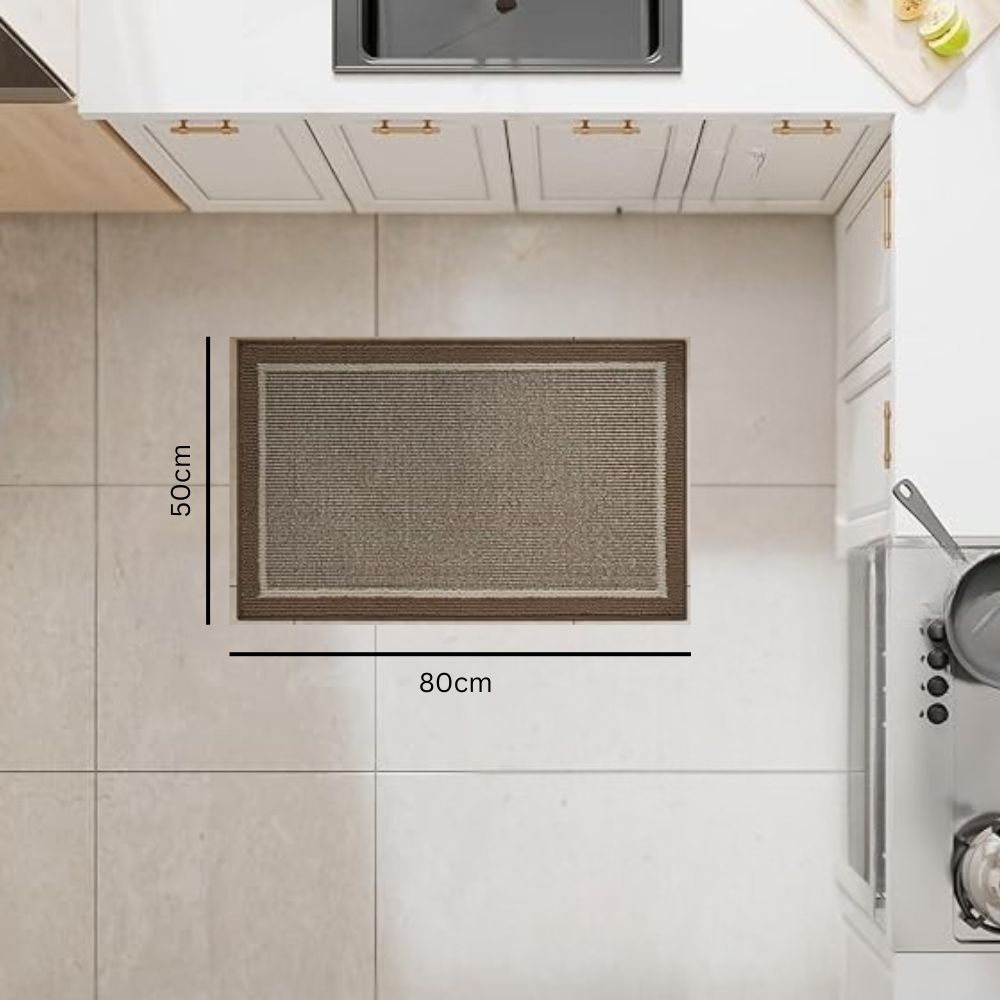 Køkkenmåtte – Polypropylen med elegant struktur til køkken eller entré.