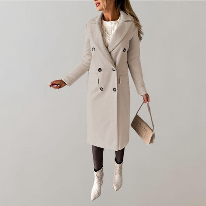 Unisex Klassieke Mantel – Lange Winterjas voor Zakelijk en Casual