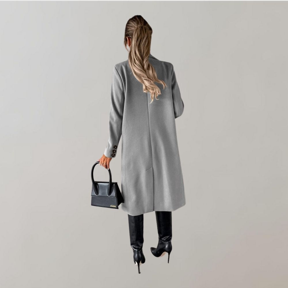 Unisex Klassieke Mantel – Lange Winterjas voor Zakelijk en Casual