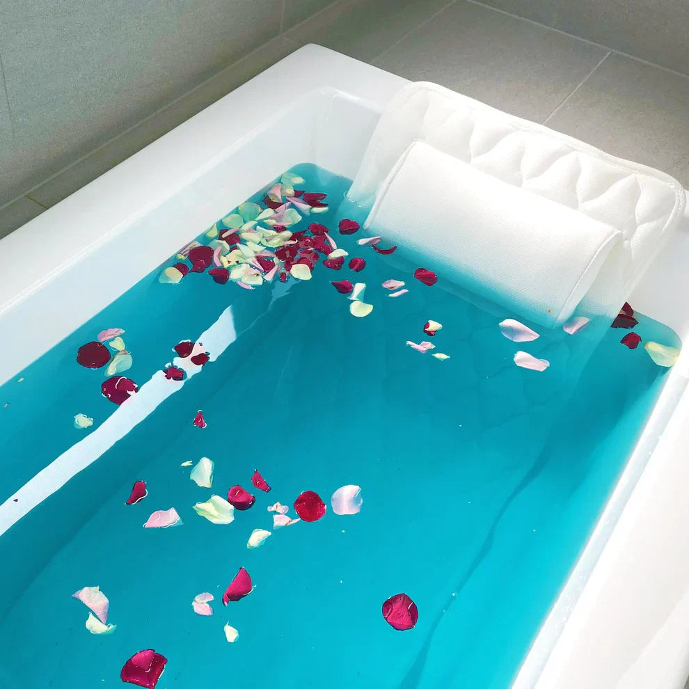 Ergonomisk Badekar Pude – Blødt Mesh, Støtte til Hoved og Nakke, Ideel til Afslapning i Badeværelset