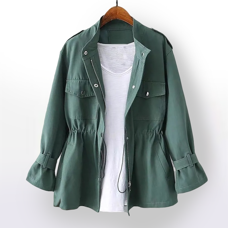 Dames Klassieke Trenchcoat – Casual Tussenjas voor Lente en Herfst