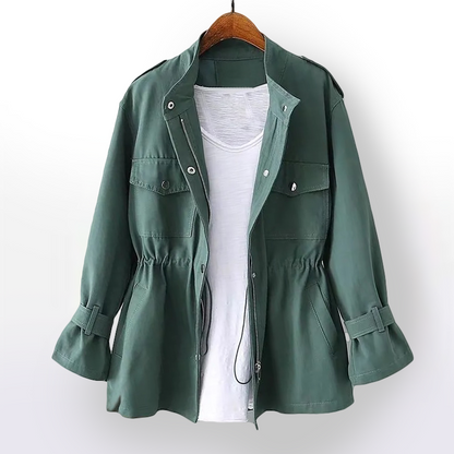 Dames Klassieke Trenchcoat – Casual Tussenjas voor Lente en Herfst