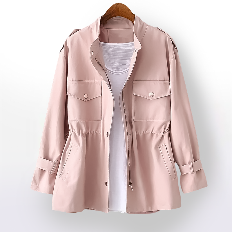 Dames Klassieke Trenchcoat – Casual Tussenjas voor Lente en Herfst