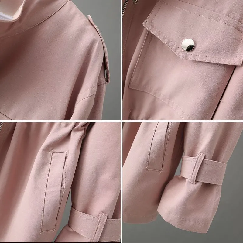 Dames Klassieke Trenchcoat – Casual Tussenjas voor Lente en Herfst