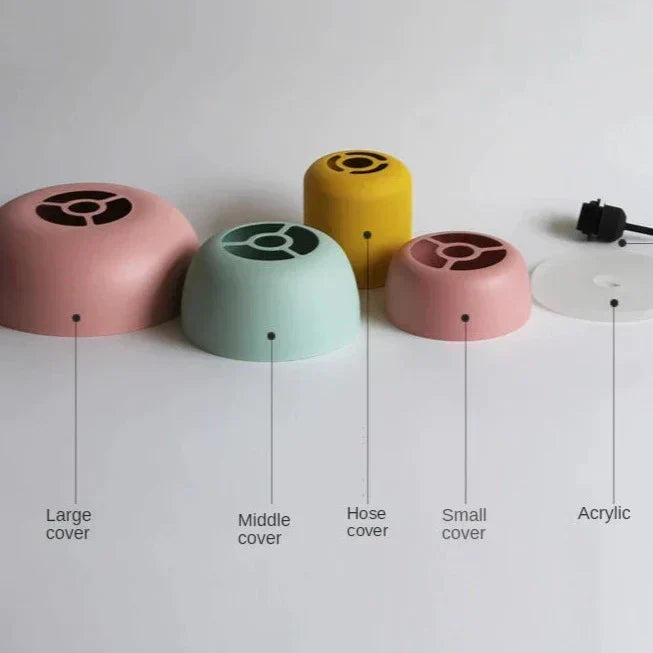 Skandinavisk Pendellampe – Pastel Farve, Moderne Design til Stue eller Spisestue